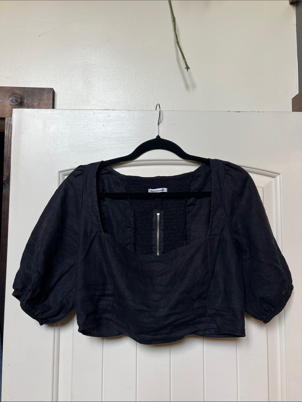 Reformation linen top